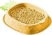 Hydroponic Cat Grass Planter, Cat Grass Pot - Germination Trays for Sprouts | Seedling and Sprout Bowls in Pineapple Design, Wheat Grape Stopper, Soil Free, Nursery Cat Plant for Indoor Cats