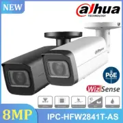 Dahua IPC-HFW2841T-AS 4K 8MP Starlight MIC PoE Bullet Network IP Camera SMD Plus