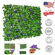Realistic Green Faux Ivy Expandable Fence for Instant Outdoor Privacy & Style