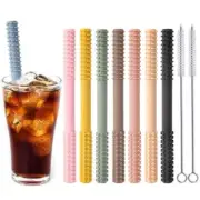 1pcs Baby Toy Silicone Molar Straw Baby Teether with Brush Baby Teething Toys