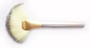 Large Fan Makeup Brush Blending Highlighter Face Contour Powder Brush Blue Useful and Fashion