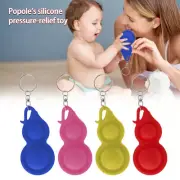 Push Pop Bubble Funny Toy Silicone Decompression Push Bubble Keychain ⎋⎋-