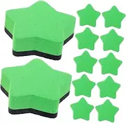 ARTIBETTER 12pcs Star Shaped Whiteboard Erasers for Classroom and Office Ergonomic Mini Dry Erase Cleaners Cute Magnetic Chalkboard Erasers Convenient Storage for Home Use