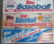 1990 1991 1992 Topps Baseball FACTORY SEALED SETS!!