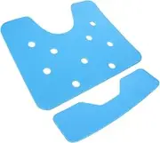 CAXUSD Bath Seat Pad for Elderly Non-Slip Shower Stool Cushion Soft Warm Bath Chair Pad for Bathroom Use