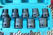 MAKITA IMPACT SOCKET SET 9 PIECE SAE - 1/2INCH SQUARE DRIVE - JAPAN BRAND