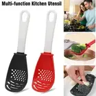 1/2x Multifunction Cooking Spoon Tool Skimmer Garlic Press Potato Ricer Spatula