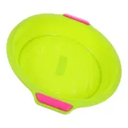 9 Inches Foil Roasting Trays Round Pie Containers with Lids Cake Plate