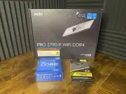 Intel i7-12700K, MSI Z790-P Pro WiFi DDR4, Corsair 32GB DDR4-3200 Kit Combo