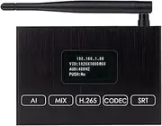 EXVIST H.265 1080P 60FPS WiFi HDMI Encoder/Decoder - Supports HLS RTMP RTSP SRT UDP, ONV/HK compatible, for IPTV Live Streaming to Youtube Facebook Vimeo etc.
