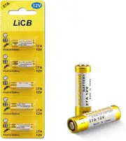 27A 12V Alkaline Battery (5-Pack)