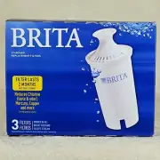 Brita Replacement Water Filters for Brita Water Pitchers and Dispensers 3 Pack