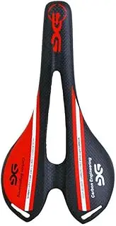 ESEN SP Superlight MTB/Road Bike Full Carbon Hollow Saddle 3K Matt/Glossy (Matte, Red)