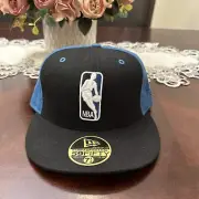 Vintage Minnesota Timberwolves NBA Fitted Hat Cap New Era Wool Sz 7 1/4 NBA LOGO