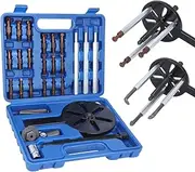 Bearing Puller Kit for 18 Bearing Pullers 21-In-1 Bearing Removal Tool Internal Bearing Puller Set with 3 Jaw Puller Bearing Separator and Puller Set Bearing Extractor Blind Hole Bearing Puller Set