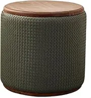 Footstool for Front Door Entrance Round Stool Dressing Stool Minimalist Shoe Changing Stool Sofa Stool Woven Stool Nordic Living Room Stool Outdoor Bench Shoe Bench(C)