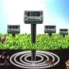8-40Pcs Solar Ultrasonic Dog Cat Repellent Pest Fox Scarer Deterrent Repeller