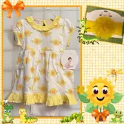 Girls NWT Magnolia Baby Dress Set & Bloomers 2 Pc Free Bow 6 Months