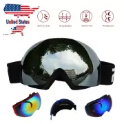 1X Adults Ski Snow Googles Snowboarding Skating Sprot Glasses Eyewear Anti Fog