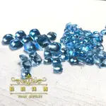 ○藝釩珠寶●瑞士藍拓帕石糖包山 正方6MM&10MM[半寶石系列]金工、鑲嵌、裸石、糖包山、金字塔、糖塔