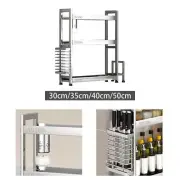 Spice Rack Stailness Steel Seasoning Jars Rack for Home Kitchen Restaurant