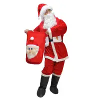 在飛比找蝦皮購物優惠-🔥熱銷特賣🔥聖誕節成人聖誕服聖誕老人衣服裝絲絨聖誕服大碼聖誕