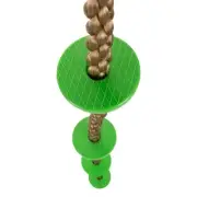 Tree Ladder Knotted 80 Inch Rope with 5 Climbing Discs Kids Toddlers Outdoors