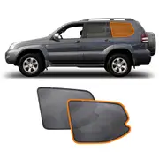 Port Window Sun Shade for Toyota LandCruiser Prado 120 Series 2003-2009 Car Sun Blind Mesh Third Row Window