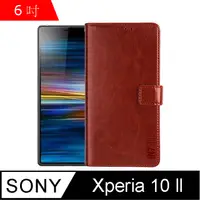 在飛比找PChome24h購物優惠-IN7 瘋馬紋 SONY Xperia 10 ll (6吋)