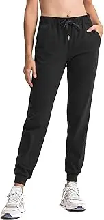 [Kaleilo] Women's Athletic Joggers Pants with Pockets Drawstring Running Sweatpants for Workout Jogging Lounge