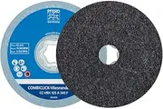 PFERD COMBICLICK CC-VRH, 2 Pieces/Hard, Diameter 125 mm, A240F, fine / 44498024 - for fine Grinding & Finish with Angle Grinder