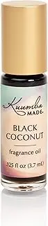 Kuumba Made Black Coconut Fragrance Oil Roll-On 0.125 fl oz (3.7ml) | Rollerball Perfume| Alcohol Free