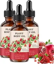 3 Pcs Pomegranate Seed Oil, Cold Pressed Pomegranate Seed Oil for Skin and Hair Care, Pure & Natural Pomegranates Seed Oils, Improves Skin Elasticity, Promotes Healthy Hair