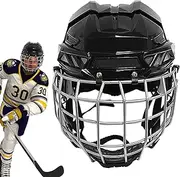 Ice Hockey Helmets - Street Hockey Goalie Helmets | Face Shield, Breathable and Protective Gear, Safe and Sturdy Equipment for Youth and Adults, Ice Hockey