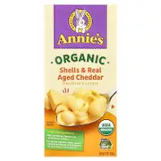 Annie's Homegrown, Organic Macaroni & Cheese, Shells & Real Aged Cheddar, 6 oz (170 g)