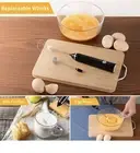 Eggbeater and Milk Cream Frother USB Charging Whisk and Drink Mixer
