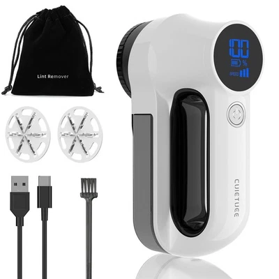 Fabric Shaver Rechargeable Electric Lint Remover Lint Shaver Sweater Shaver P...