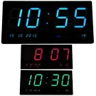 Large 45cm Display Digital LED Clock Wall Commercial Office Blue Green Red White