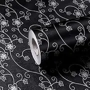 TAOGIFT Five Leaf Flower Peel and Stick Vinyl Film Stick Paper Contact Paper Removable DIY Decorative Wallpaper for Cabinets Bedroom Furniture Countertop Shelf Liner