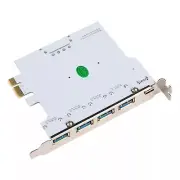 1pc PCIE to USB3.2 GEN1 Expansion Card Type-A Type-C PCI Converter for WIN7/8/10