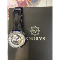 在飛比找蝦皮購物優惠-KNORVS卡諾威斯天橋式機械錶。贈24K金鍊