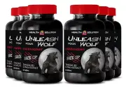 Maca Root Extract - UNLEASH YOUR WOLF - Testosterone Booster - 360 Capsules