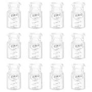 100pcs Plastic Cord Lock, Single Hole Spring Toggle Stopper Cord Fastener, Clear