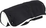 Pram Gloves - Hand Warmers for Prams, Hand Warmers for Prams, Waterproof Pram Handle Cover, Hand Warmers, Frost Protection Gloves, Hand Warmers, Extra Thick Hand Muff for Cold, black, Siehe