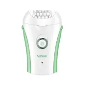 Original VGR Electric Epilator For Women Hair Removal Face & Body Legs Underarms Bikini Washable Rechargeable Hair Remover-Green