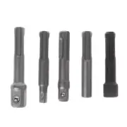 5Pcs Plus 4 Socket Driver Hammer Drill Bit Chuck Adaptor Bar Set