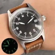 36MM Mechanical Watch Lume Sapphire Relogio NH35A 20ATM Pilot Men Watch