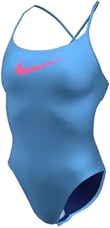 [Nike] Women's Swimwear Two Piece Swimsuit, University Blue, 12, University Blue, 8
