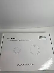 POOLEXA LED MULTICOLOR POOL LIGHT FOR INGROUND POOL, 7 COLORS, 50ft CORD