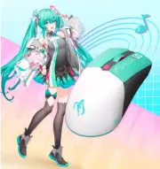 ASUS TX Gaming Mini Wireless/ Bluetooth/2.4GHZ Mouse Hatsune Miku 12000 DPI 65g
